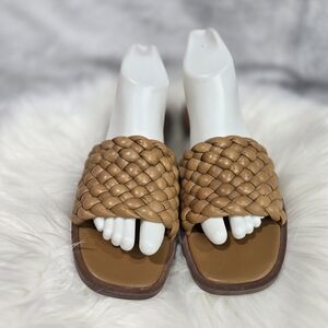 Madewell Suzi Slide Sandals in woven leather